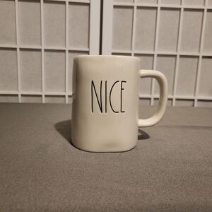 Rae Dunn "NICE" Artisan Collection 16 Oz Mug